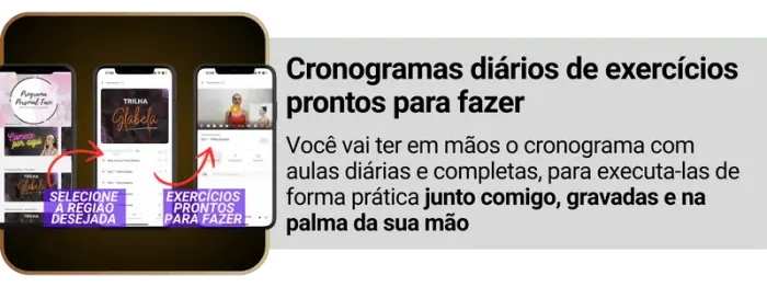Cronogramas diários de exercícios prontos para fazer