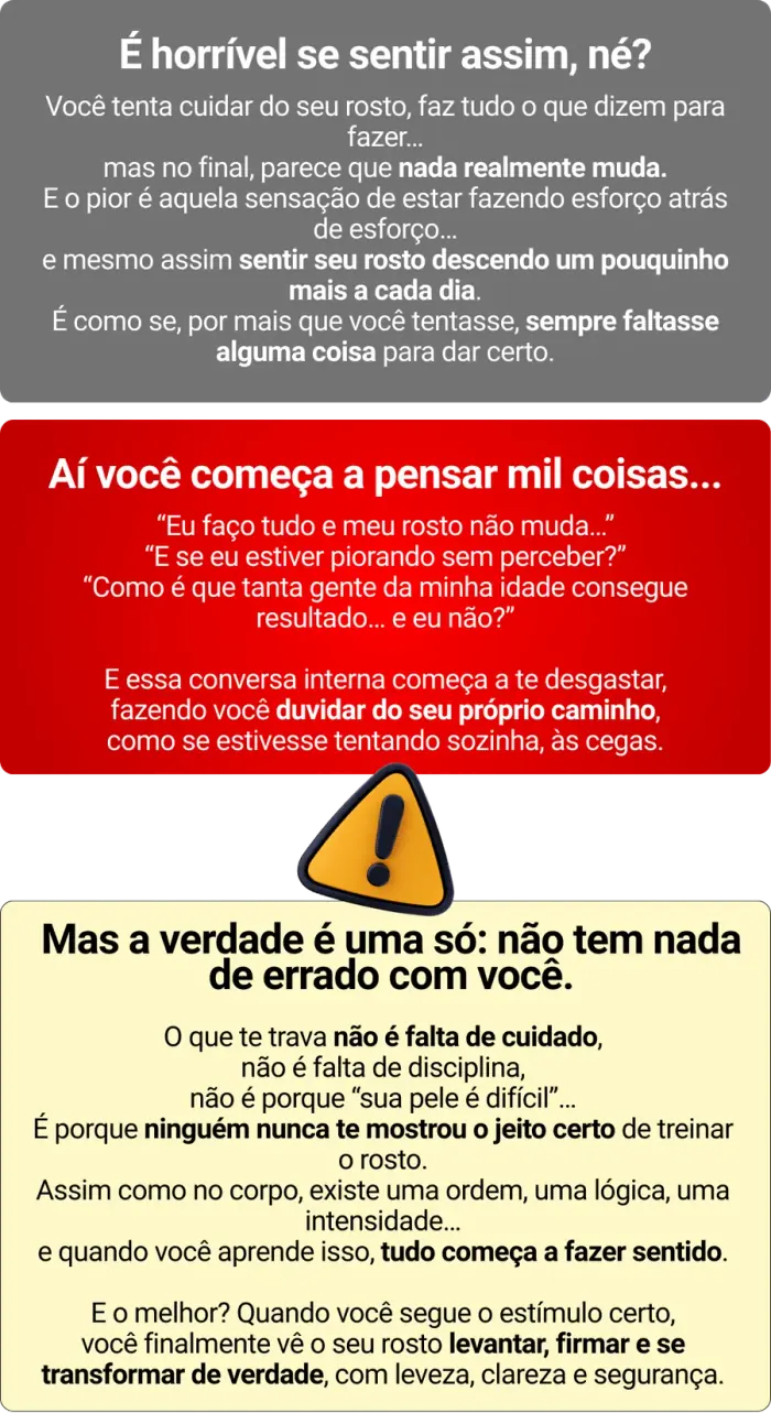 É horrível se sentir assim, né?