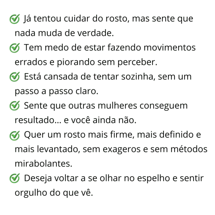 Lista: pra quem é o Programa Personal Face