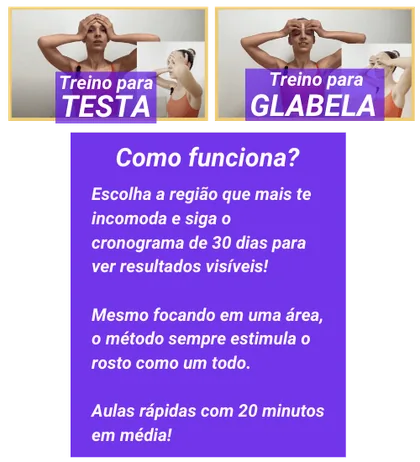 Trilha de treino do Programa Personal Face